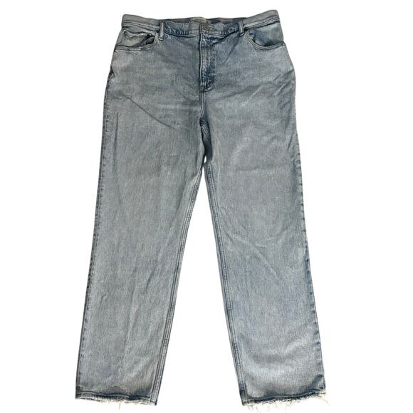 Abercrombie & Fitch A&F Size 33 16 The 90s Straight Ultra High Rise Jeans - Picture 1 of 4